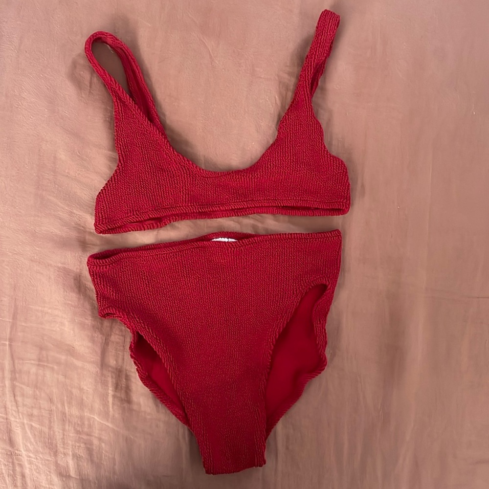YouSwim Eva top High Waist bottoms os EUC